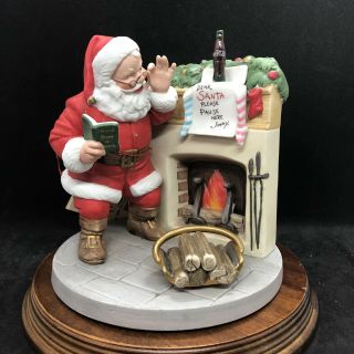 Classic Santa Claus Annual Christmas Figurine Coca Cola Royal Orleans 3rd E.  1985