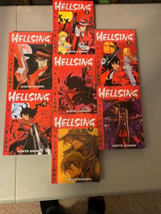 Mangna Hellsing Volumes 1 - 7