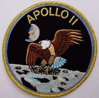 Apollo 11 Mission Patch Official Nasa Neil Armstrong Buzz Aldrin Made In Usa