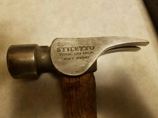 Vintage Stiletto Ruger 14 Oz.  Titanium Hammer Pat.  Pend.  Made In Usa