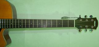 Yamaha A1R Dreadnought Cutaway Acoustic/Electric Guitar Vintage Sunburst w/case 3