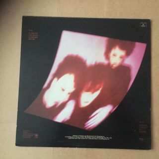 THE CURE - PORNOGRAPHY vinyl 1982 Canada A&M LP 2