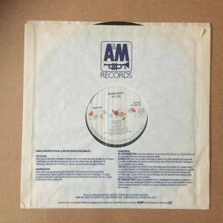 THE CURE - PORNOGRAPHY vinyl 1982 Canada A&M LP 3
