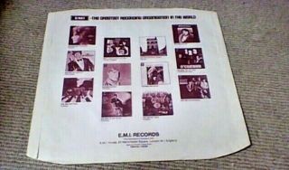The Beatles Paul Mccartney Cliff Richard 1st Emi Uk Lp Inner Sleeve 1970 Ex,