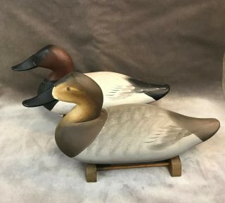 Canvasback Duck Decoy - Signed Charlie Joiner - Chestertown Md