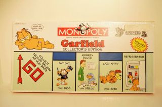 Vintage Garfield Monopoly Set Collector 