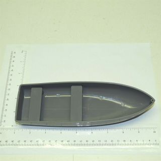 Tonka Gray Plastic Rowboat Accessory Replacement Toy Part Tkp - 104g