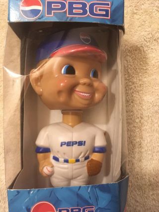 Pepsi Cola Bobble Head Baseball Player