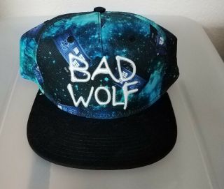 Doctor Who - Bad Wolf Tardis,  Black And Blue Hat Cap