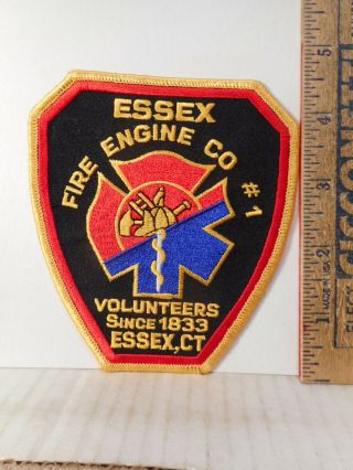 Essex Connecticut Volunteer Fire Department Engine Company 1 Patch 128tb.