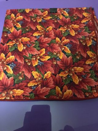 Longaberger Fall Foliage Fabric Napkins Set/2