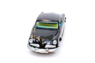 Vintage Marusan San Japan Studebaker Tin Friction Toy Car Black 2