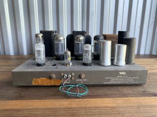 Vintage Eico Hf - 87 Tube Amplifier Hf87 Amp Mono Block Powers On