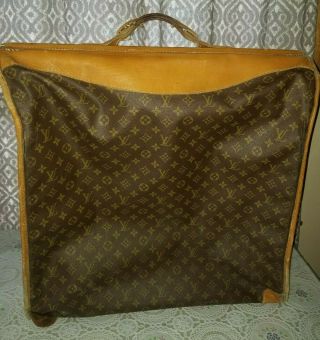 1970 Louis Vuitton Vintage Garment Bag Suitcase