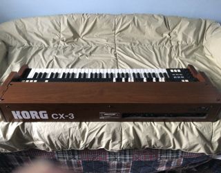 Vtg KORG CX - 3 61 Key Combo Organ Hammond B3 Emulator Keyboard. 3