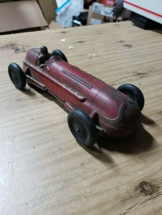 Vintage Auburn Rubber Race Car Made In Usa