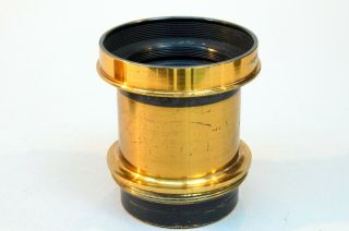 Vintage Ross London 8 x 5 Rapid Symmetrical Large Format Brass Lens - 9 inch 2