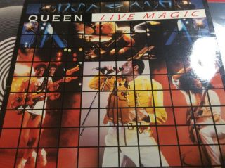 Queen - Live Magic Vinyl Lp First Press Ex / Ex Play