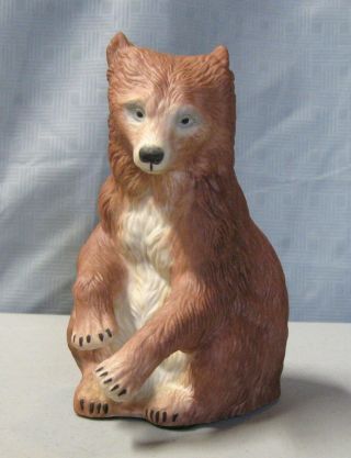 Cybis Bear Cub Sitting Figurine