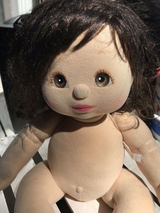 Vintage 1985 Mattel My Child Doll W/ Brown Hair & Brown Eyes W/ Outfit