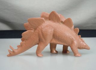 1971 British Museum Of Natural History Stegosaurus Plastic Dinosaur Toy Figure