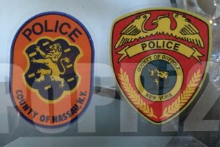 Nys Nassau & Suffolk County Police Inwindshield 2 Auth Decal Stickers Others