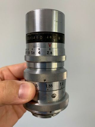 Meyer Optik Trioplan 100mm F2.  8 Pre - War Vintage Exakta Mount Lens Angenieux