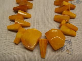 Vintage Baltic Amber Necklace 139 Grams 100 Natural Shades Inc Butterscotch