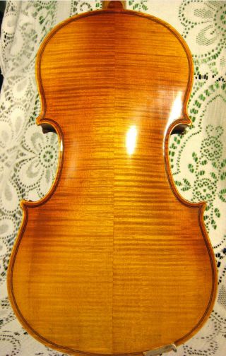 Gorgeous Old Vintage French? Violin Well Flamed Back 4/4 3