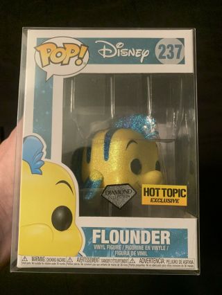 Funko Pop Hot Topic Diamond Exclusive Flounder