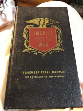 Ww Ii " Remember Pearl Harbor " America Goes To War.  Dec 1941