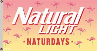 Natural Light Naturdays Flag 3x5ft Banner Us