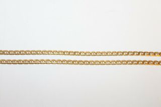 Vintage Italian Solid 18k 750 Yellow Gold Necklace Chain 24 