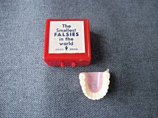 Vintage Plastic The Smallest Falsies In The World Miniature
