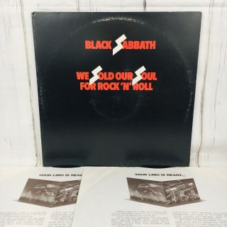 Black Sabbath We Our Soul For Rock N Roll Lp 2bs 2923 Nm 1976