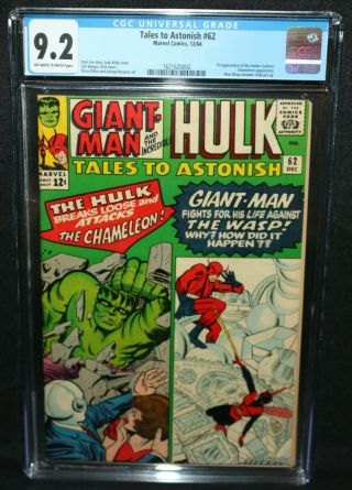 Tales To Astonish 62 - 1st App Of The Leader - Cgc Grade 9.  2 - 1964