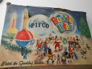 Lovely Vintage Pifco Christmas Xmas Tree Decoration Bubble Lights Lites