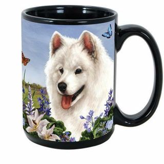 Samoyed - Garden Party Ceramic Coffee Mug