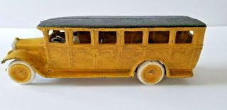 Vintage Ab Skoglund & Olson Cefle Seto Cast Iron Bus With Driver