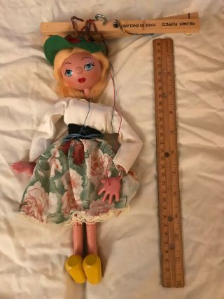 Vintage Mitzi Pelham Puppet Marionette Ss8