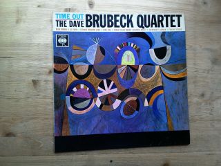 The Dave Brubeck Quartet Time Out Very Good Vinyl Record Cbs 62068 1960 Uk Press