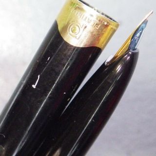 GT Black PLATINUM ELITE C/C Fountain Pen 18K Gold F Nib Universal Cartridge 2