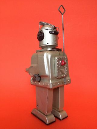 Tin 50s Vintage Alps Mr Robot the Mechanical Brain Made In Japan 3