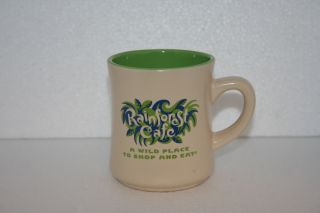 Rainforest Cafe Ceramic Stoneware Coffee Mug " A Wild Place To Shop And Eat "