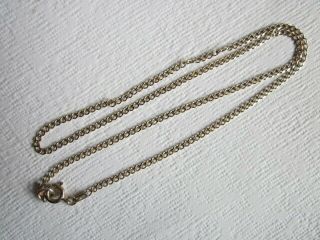 Vintage 9ct Gold 18 " Chain Necklace