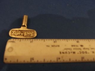 Vintage Technofix Wind - Up Car Tin Toy Key 1 3/16 In K1