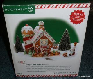 Department 56 North Pole Series “ginny’s Cookie Treats Set” Christmas Gift
