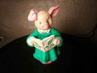 This Little Piggy Tlp Squeal For Joy Enesco 1998 Figurine