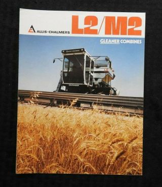 1976 Allis - Chalmers " L2 & M2 Gleaner Combines " Sales Brochure Shape
