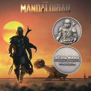 Star Wars The Mandalorian Collect Coin Bounty Hunter